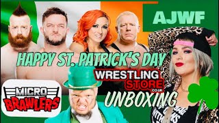Happy St Patricks Day - Irish Wrestlers - Becky Lynch Session Moth Martina - Micro Brawler Unboxing