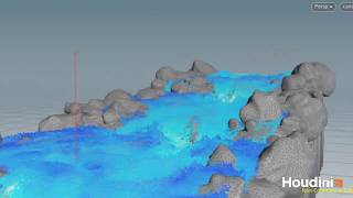 SideFX Houdini - Fluid Test 01