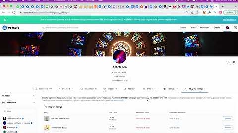 How To Migrate Your Listings On Opensea (2/18/22)