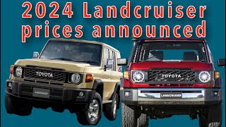 LANDCRUISER 70SERIES V8 and 2.8 PRICES  @4xoverland​