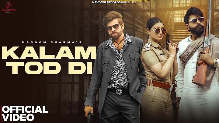 Kalam Tod Di : MASOOM SHARMA | Manjeet Mor,  Khushi Verma | New Haryanvi Songs 2025
