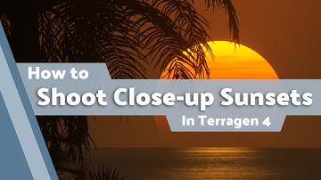 Terragen 4 Basics: Telephoto Sunsets