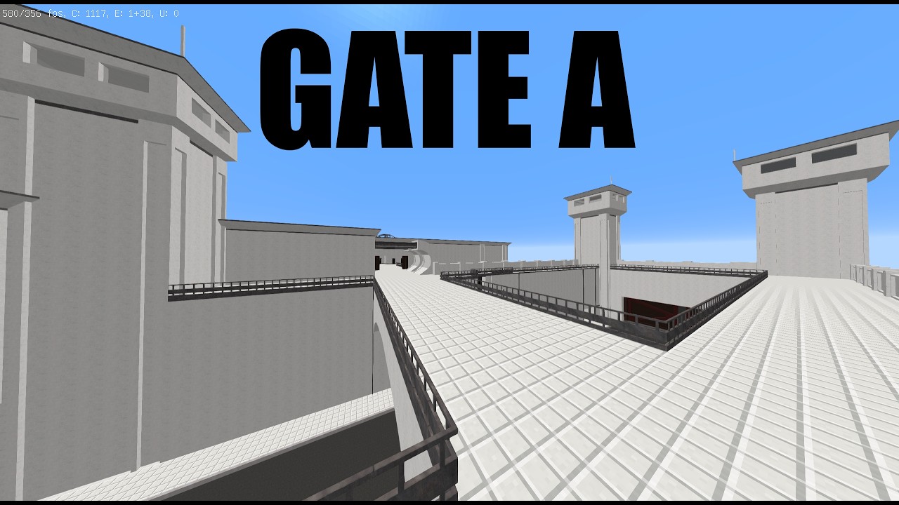 SCP Containmet Breach Gate A in minecraft map - YouTube