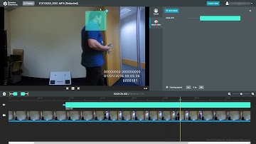 Manually redacting video files