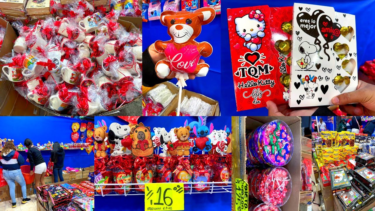 Tazas de Chocolate desde $10 PESOS 😱 Mercancia para 14 de FEBRERO BARATA ♥️ Globos, Chocolates..