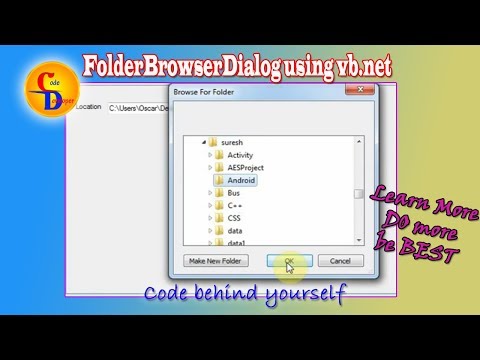 FolderBrowserDialog using vb.net | codedeveloper