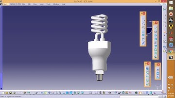 Catia V5 - CFL Bulb