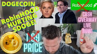 🔴Dogecoin 50 CENTS Info | Price Prediction | Mark Cuban Robinhood HURTING Doge| LIVE CASH GIVEAWAY 🔴Dogecoin 50 CENTS Info | Price Prediction | Mark Cuban Robinhood HURTING Doge| LIVE CASH GIVEAWAY