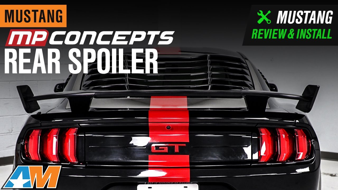 2015-2021 Mustang Fastback MP Concepts Rear Spoiler Review & Install 