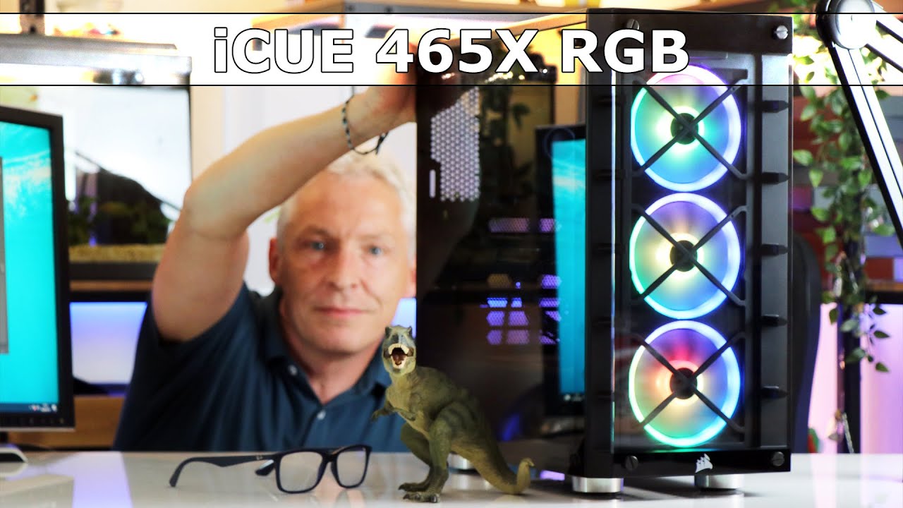 Corsair iCUE 465X RGB (Blanc) - Boîtier PC sur