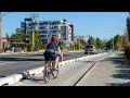 Shelbourne Street Protected Bike Lane (Saanich, BC - July 2023)