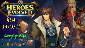 Heroes Evolved Beiluo Shimen | build&Gameplay | New Hero
