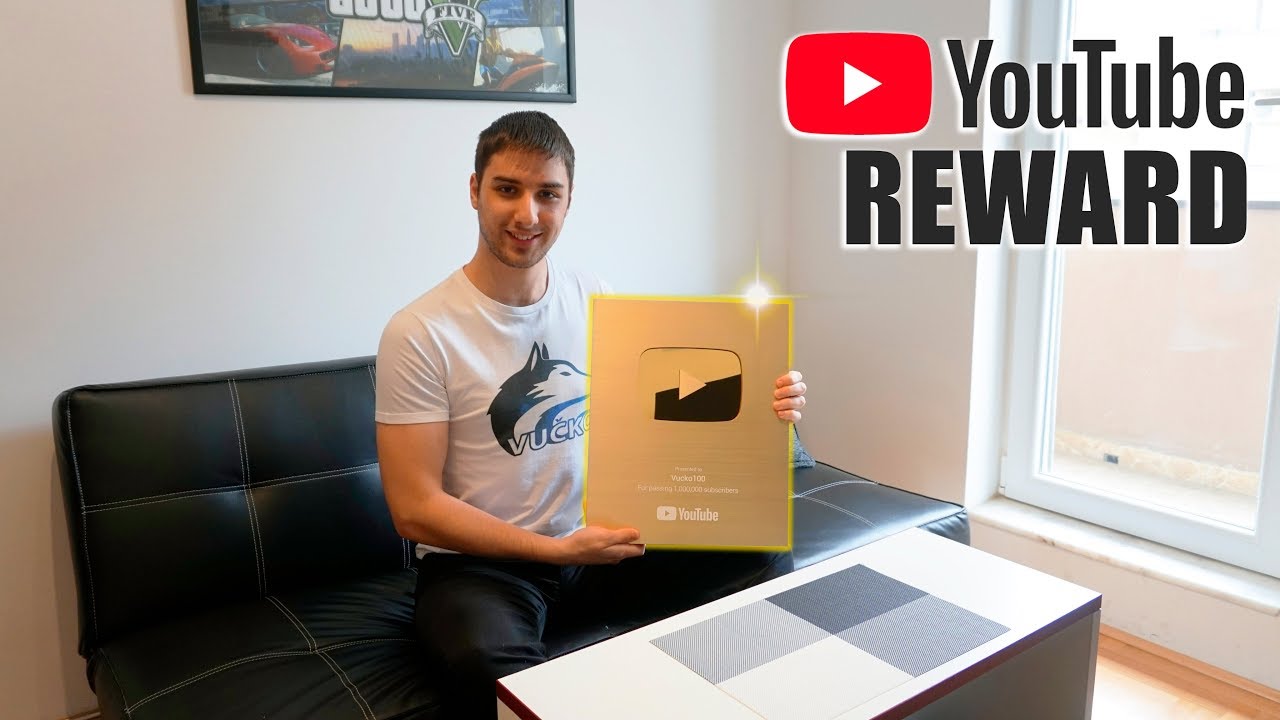Unboxing Golden Play Button 1 Million Subscribers Reward Youtube
