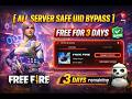 🔥 ALL SERVER SAFE UID BYPASS! Free Fire Emulator Bypass 3 DAYS FREE! 100% SAFE UID BYPASS FREE 3DAY✅