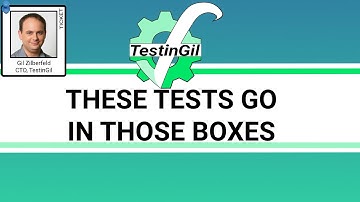 These Tests Go In Those Boxes