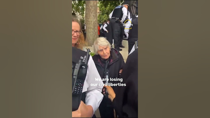 Elderly woman, 83, arrested for opposing Palestine Action ban | Islam Channel