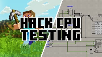 HackCPU Logisim CPU Testing - Tips, Tricks, and Secrets