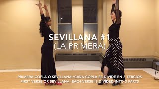 Sevillanas tutorial #1 (la primera) - Aprende a bailar Sevillanas Resimi