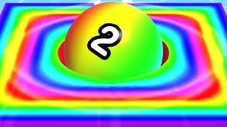 BALL RUN 2048 — MIRROR: 2 is Rainbow Ball (Gameplay*) screenshot 5