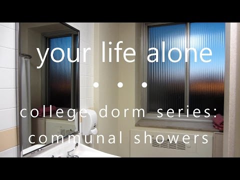 Communal College Shower Tour + Tips