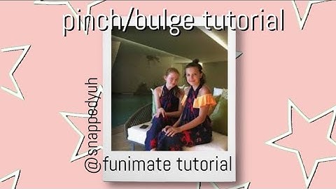 pinch/bulge transition tutorial on funimate #funimate #edit #tiktok
