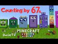 Counting by 67s song numberblocks minecraft  learn to count  skip counting by 67