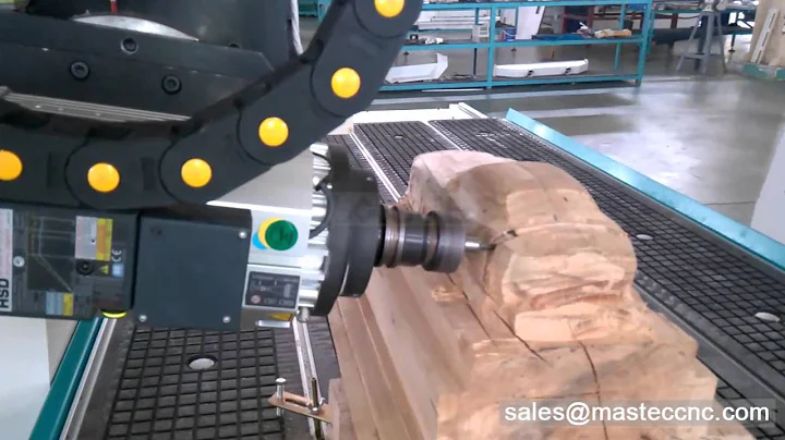 4 Axis CNC Router Machine with Carrousel ATC