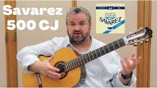 Savarez 500 CJ Guitar Strings DEMO REVIEW Cordoba C7