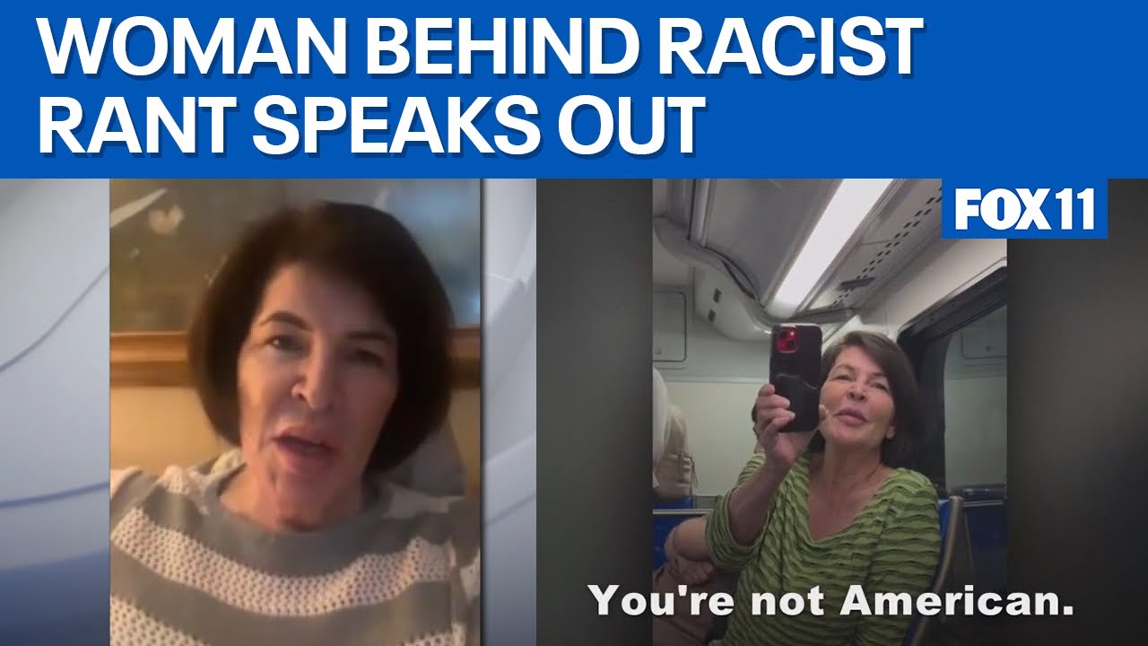 Woman caught on viral racist rant at LAX speaks out - YouTube