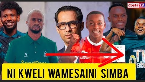 USAJILI:NI KWELI WAMESAINI SIMBA MO DEWJI AIVURUGA TENA YANGA