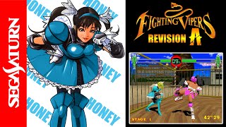Fighting Vipers Revision A - Candy/Honey - 2P Outfit- Saturn Gameplay - A Strange Japan Only Release screenshot 1