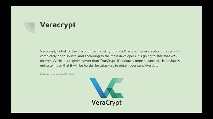 BitLocker, VeraCrypt, and TrueCrypt