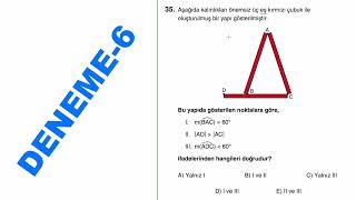 Deneme Deposu 8Li̇ Tyt Denemesi̇ Geometri̇ Çözümleri̇ Deneme-6