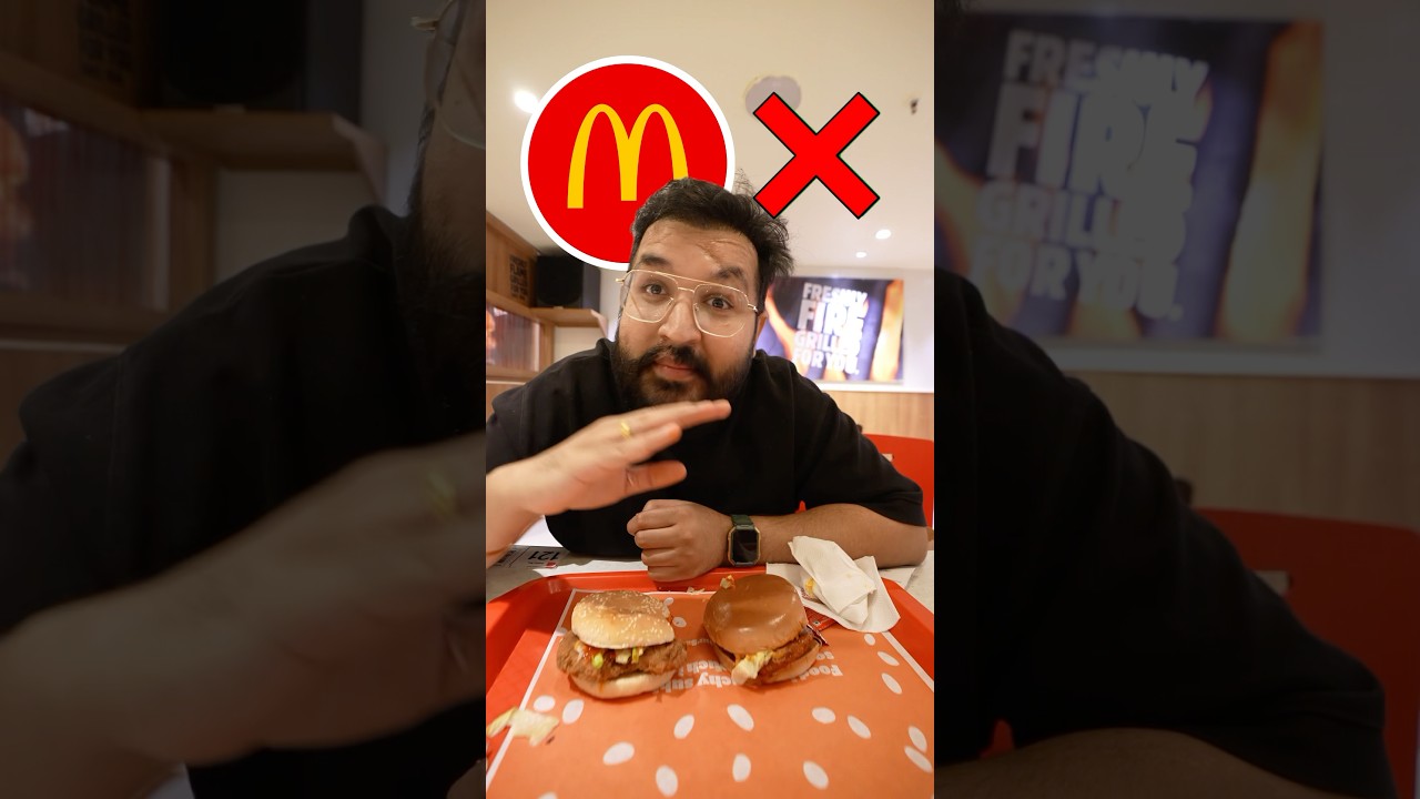 Korean Burger Challenge Gone Wrong🍔 #food #mukbang