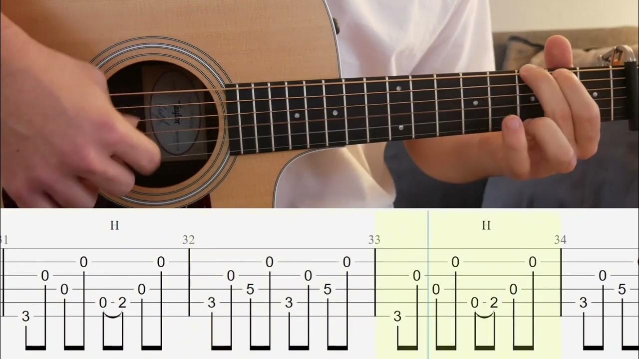 All is Well - Austin Basham - Guitar Tutorial + TABS on screen All is Well - Austin Basham - Guitar Tutorial + TABS on screen