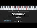 Soulmate (MALE HIGHER KEY) Kahitna (KARAOKE PIANO)