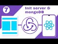 #7 init server & connecting to mongoDB | redux for state management in React & React Native in Hindi