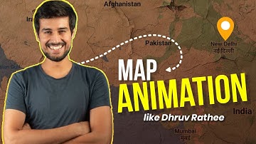How to make Map Animation Like Dhruv Rathee in Kinemaster 🔥