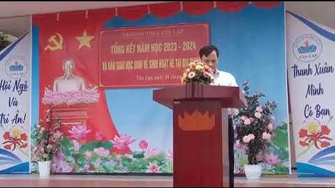 Báo cáo tổng kết cuối năm - Năm học 2-23-2024