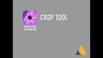 Affinity Photo iPad — CROP Tool