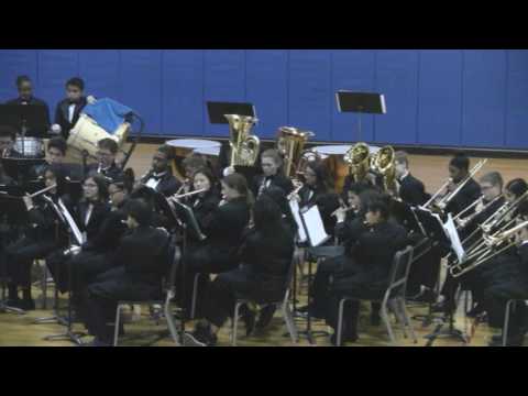 Beach Park Middle School Symphonic Band - A Mid-Winter Concert. February 2017 [HD]