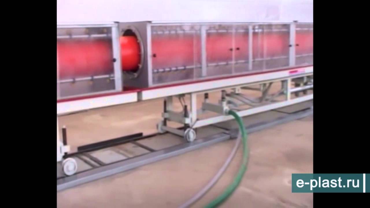 Линия по производству полиэтиленовых труб 90мм