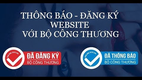 Đăng ký website với bộ công thương
