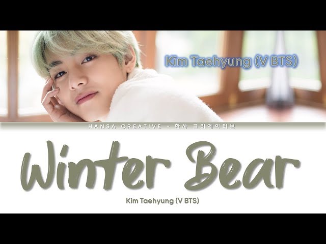 Kim Taehyung (V BTS) - Winter Bear Lyrics Color Coded (Eng) class=