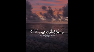 إنك لا تهدي من أحببت ولكن الله يهدي من يشاء وهو أعلم بالمهتدين | سورة القصص | القارئ ماهر المعيقلي