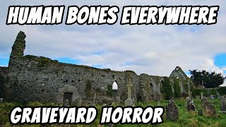 GRAVEYARD HORROR: Bones scattered EVERYWHERE uncovered
