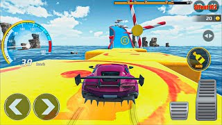 Drive Mega Ramp Car Stunts 3d Simulator - Impossible Track Gt Racing Games - Android Gameplay