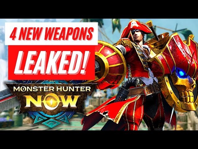 4 New Weapons Leak Monster Hunter Now Android IOS Mobile PC Gameplay Trailer
