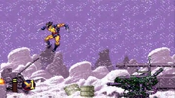 [Sega Genesis] - X-Men 2: Clone Wars - Level 1 - Siberia (Wolverine)