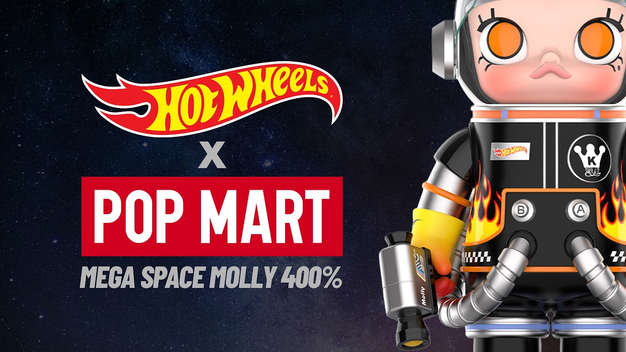 Hot Wheels X Pop Mart: MEGA SPACE MOLLY 400% on sale now! – ORANGE